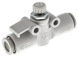 Régleurs de débit, Standard, Raccord instantané, Manipulation simple, En ligne, Standard Tube ∅8