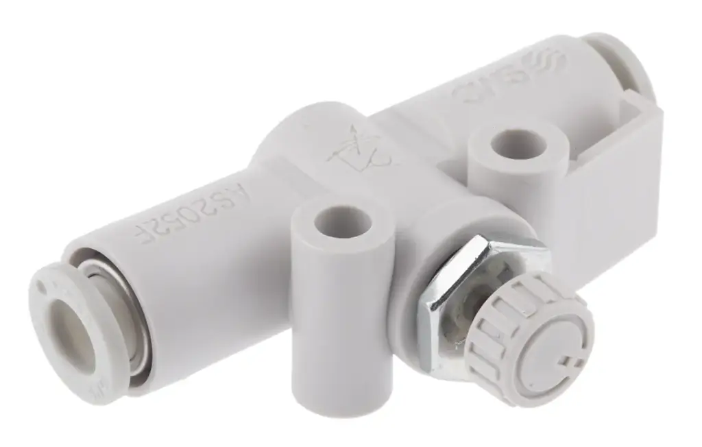 Régleurs de débit, Standard, Raccord instantané, Manipulation simple, En ligne, Standard Tube ∅6