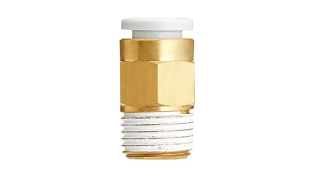 Raccord droit mâle R 1/4 diamètre D16