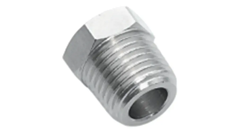 Réduction droit en laiton mâle R 1/4 femelle G 1/8