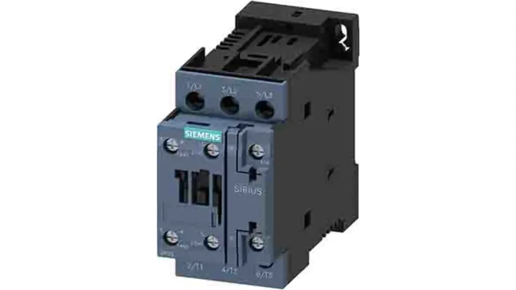 Contacteur de puissance, AC-3e/AC-3, 25 A, 11 kW / 400 V, 3 pôles, 21-28 V CA/CC, 50/60 Hz, avec varistance intégrée, contacts auxiliaires : 1 NO + 1 NF, borne à vis, taille : S0