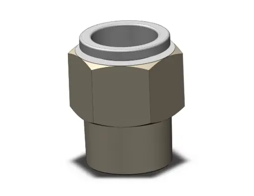 [KQ2H16-04AS] Raccords instantanés de couleur blanche - Connecteur mâle 1/2