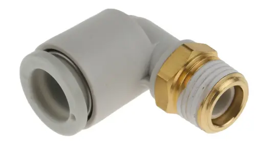 [KQ2L08-01AS] Raccord coude 90° mâle R 1/8 diamètre D08