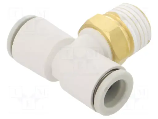 [KQ2T08-02AS] Raccord Té mâle R 1/4 diamètre D08