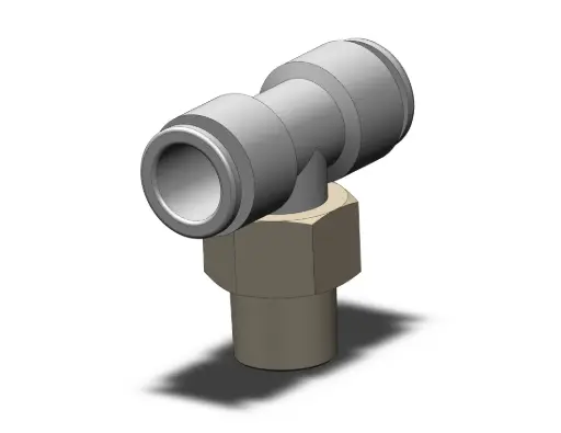 [KQ2T10-02AS] Raccord Té mâle R 1/4 diamètre D10