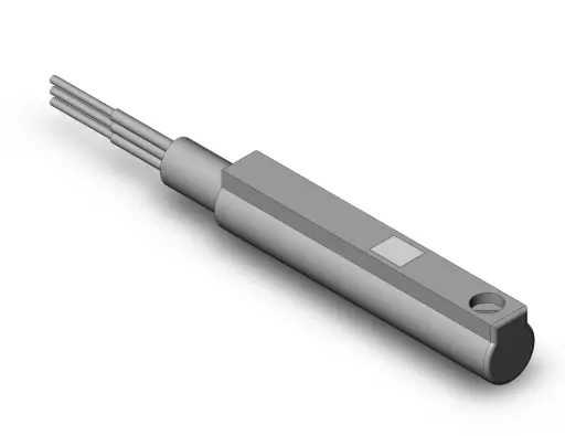 [D-M9PSAPC] Détecteur à connecteur précâblé M9P, détecteur statique, application gen, 3 fils PNP, horizontal, 0,5M APC (M8-3 broches)