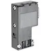[6ES7972-0BA12-0XA0] SIMATIC DP, connecteur pour PROFIBUS jusqu'à 12 Mbit/s départ de câble à 90°, 15,8x 64x 35,6mm (l x H x P), résistance de terminaison avec fonction de sectionnement, sans connecteur femelle PG