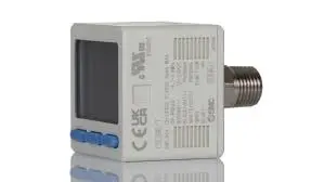 [ISE20B-T-01-W] Pressure Switch, IP65, 0 to 1MPA, 3 Screen, 2XPNP+ANALV, R1/8