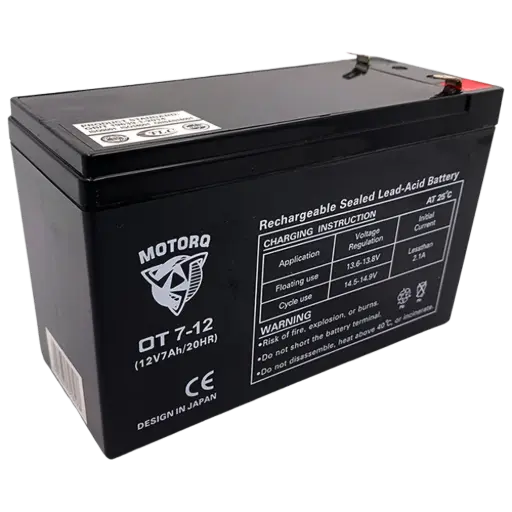 [OT7-12] OUTDO OT7-12 12V 7Ah F1 Replacement Battery